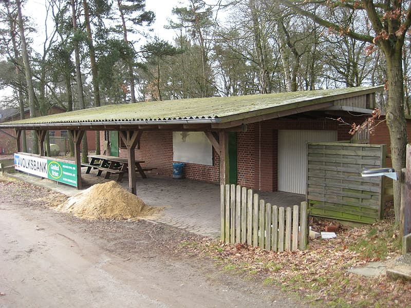 Vereinsheim des SV Steinhorst Baustelle 14.03.2009