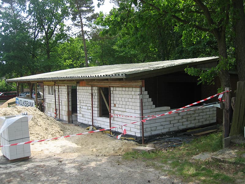 Vereinsheimbau 24.05.2009