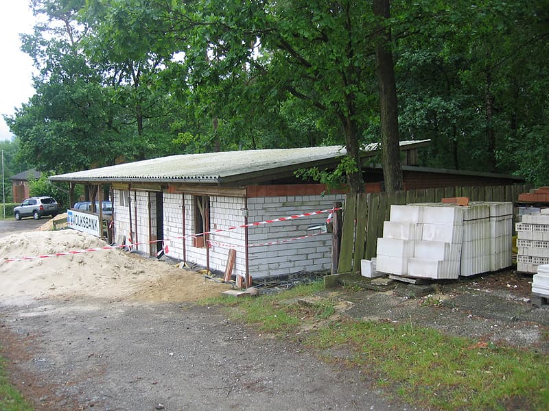 Vereinsheimbau 07.06.2009