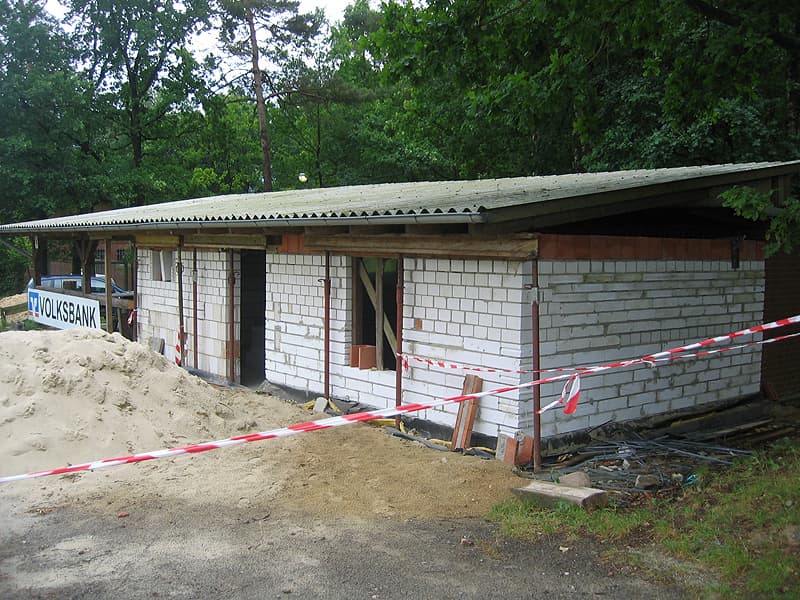 Vereinsheimbau 07.06.2009