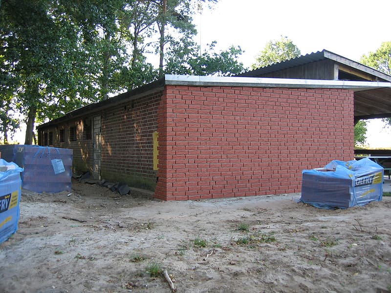 Vereinsheimbau 25.08.2009