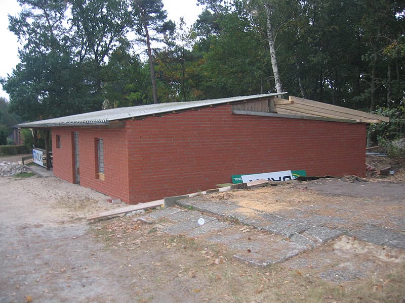 Vereinsheimbau 28.09.2009