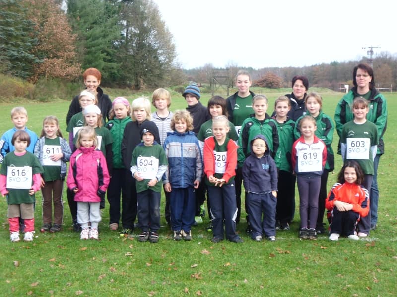 Der SV Steinhorst beim Herbstlauf 2010 in Hösseringen