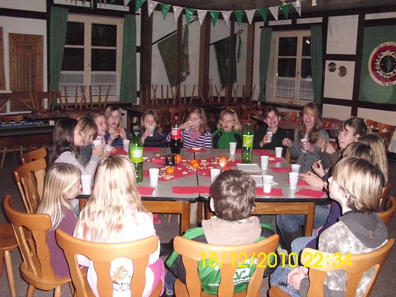 Saisonabschlussfeier 2010 der Mädchen des SV Steinhorst