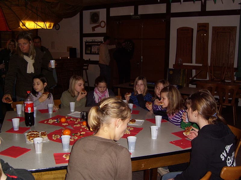 Saisonabschlussfeier 2010 der Mädchen des SV Steinhorst