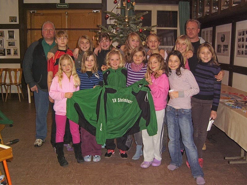 Saisonabschlussfeier 2010 der Mädchen des SV Steinhorst