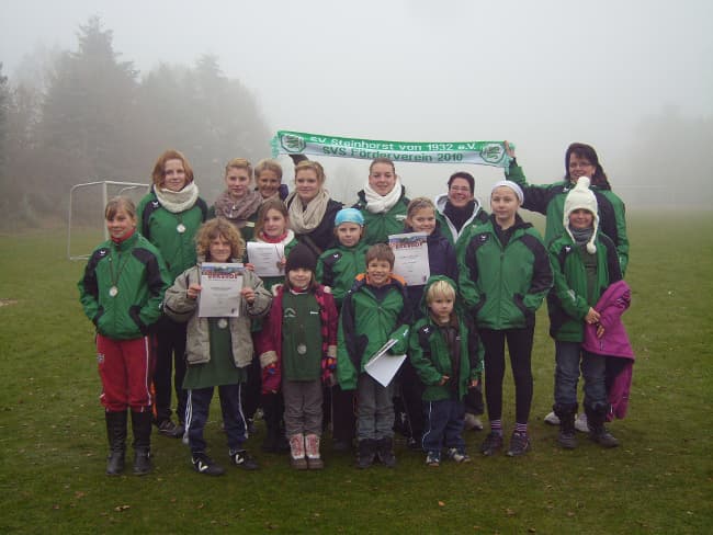 Der SV Steinhorst beim Herbstlauf 2011 in Hösseringen