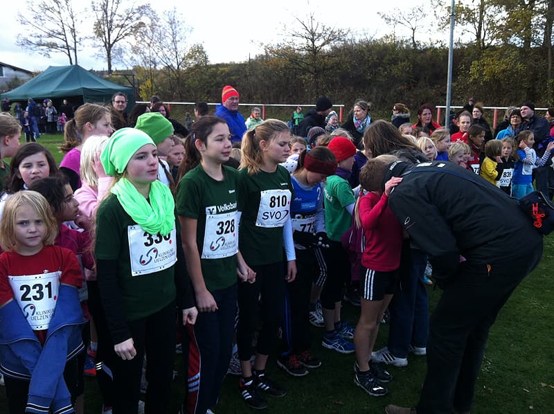 Der SV Steinhorst beim Herbstlauf 2013 in Hösseringen