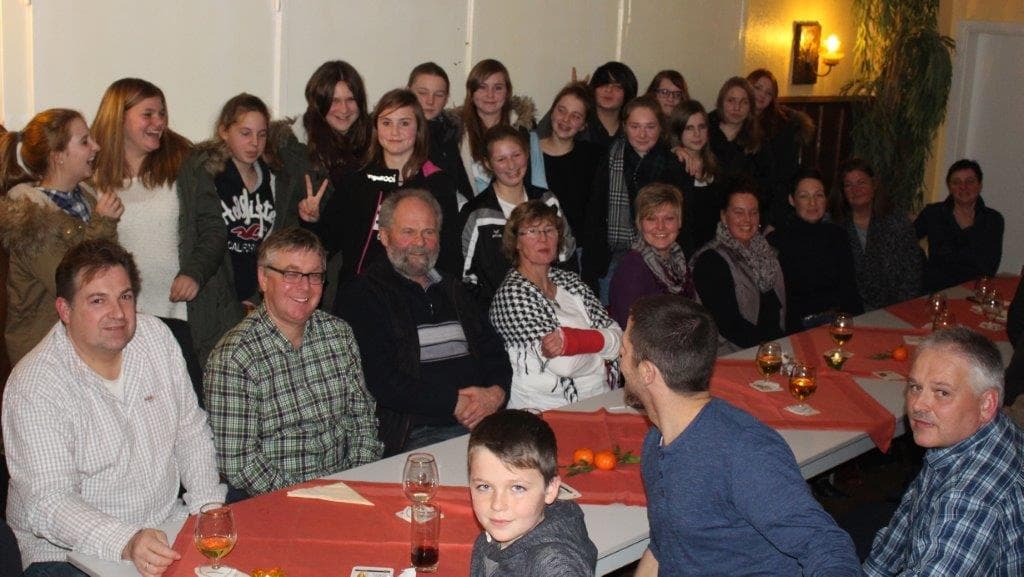 Weihnachtsfeier 2014 der C-Juniorinnen des SV Steinhorst