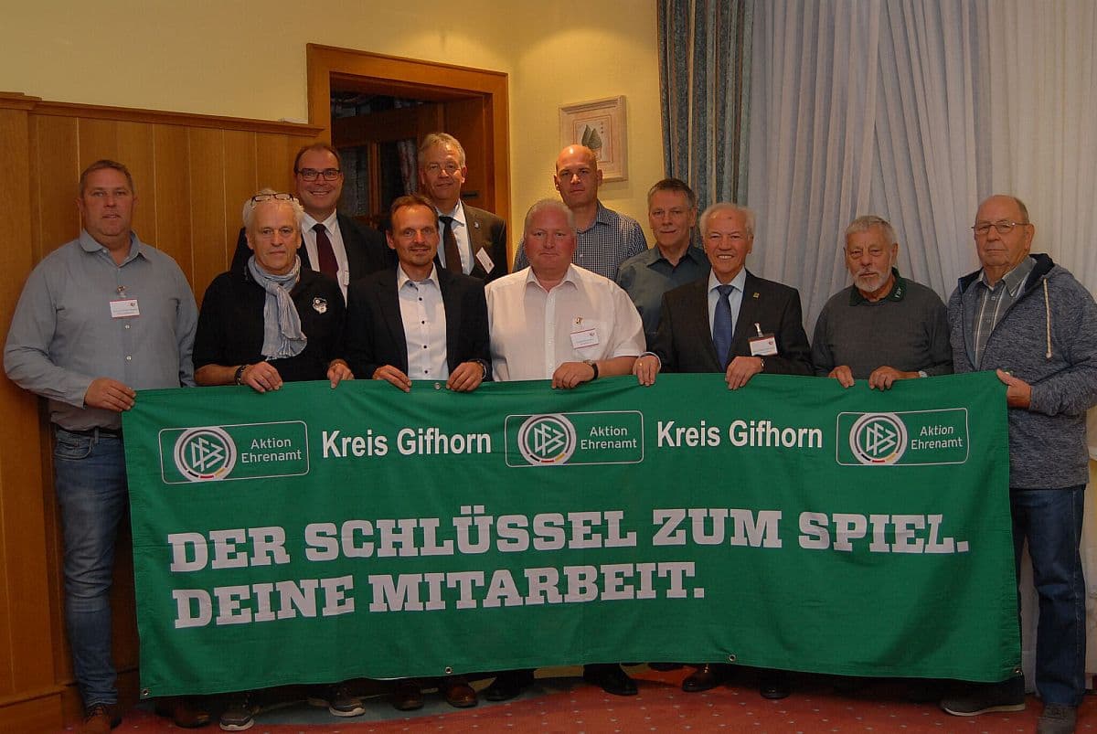 Frank Kalinowski beim Kreisehrungstag des NFV Kreis Gifhorn