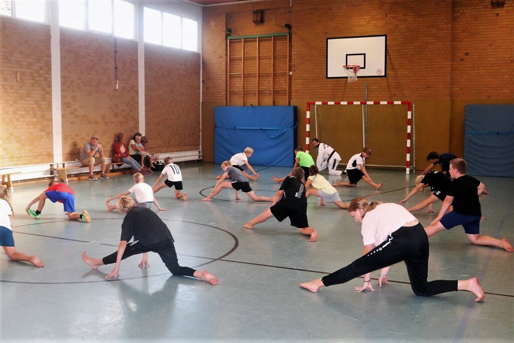 Taekwondo-Training des SV Steinhorst