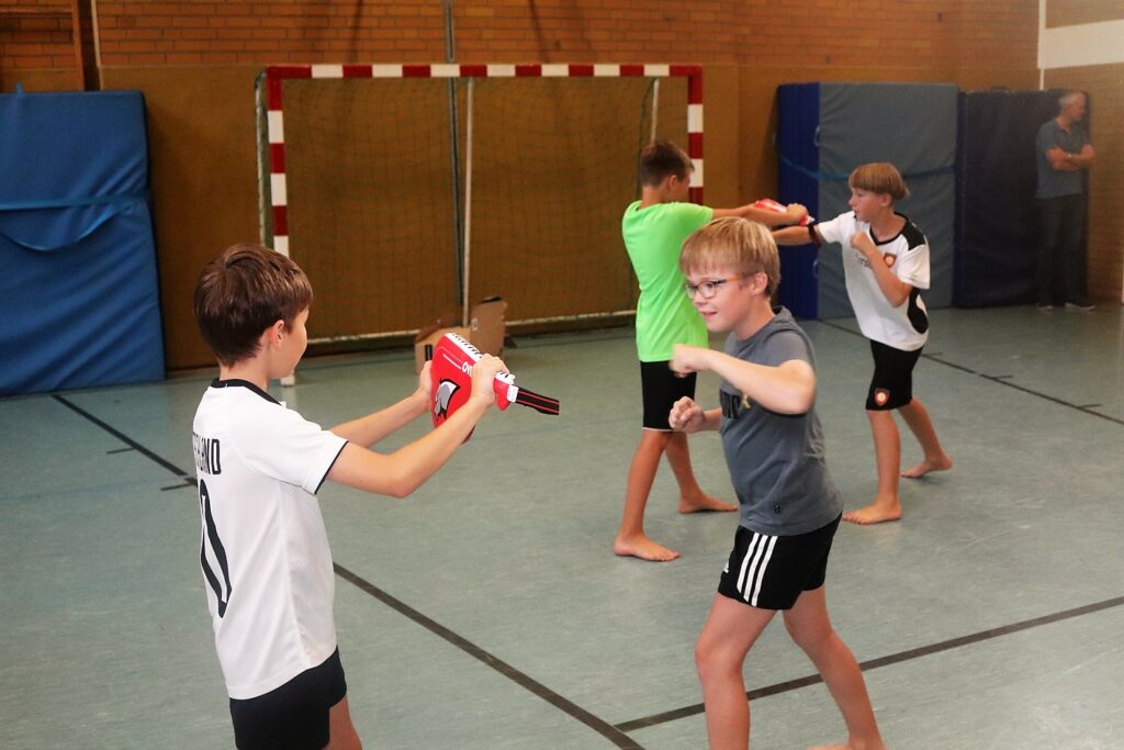 Taekwondo-Training des SV Steinhorst