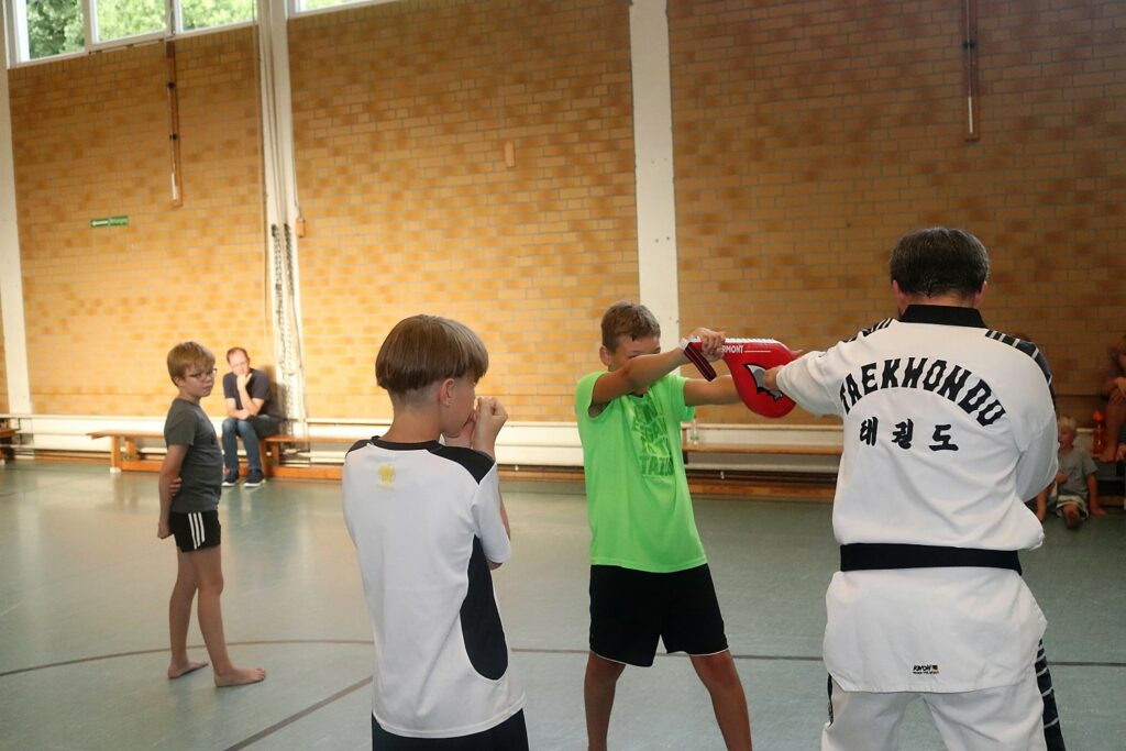 Taekwondo-Training des SV Steinhorst