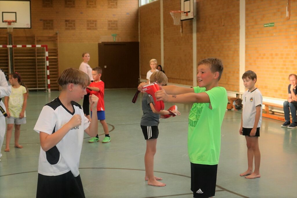 Taekwondo-Training des SV Steinhorst