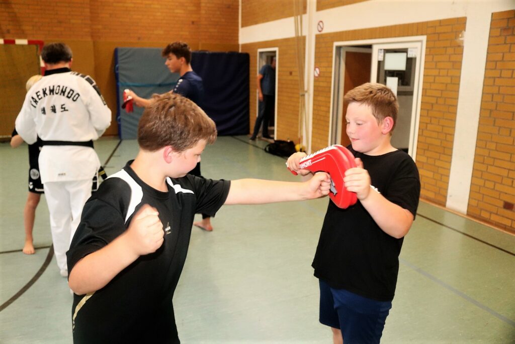 Taekwondo-Training des SV Steinhorst