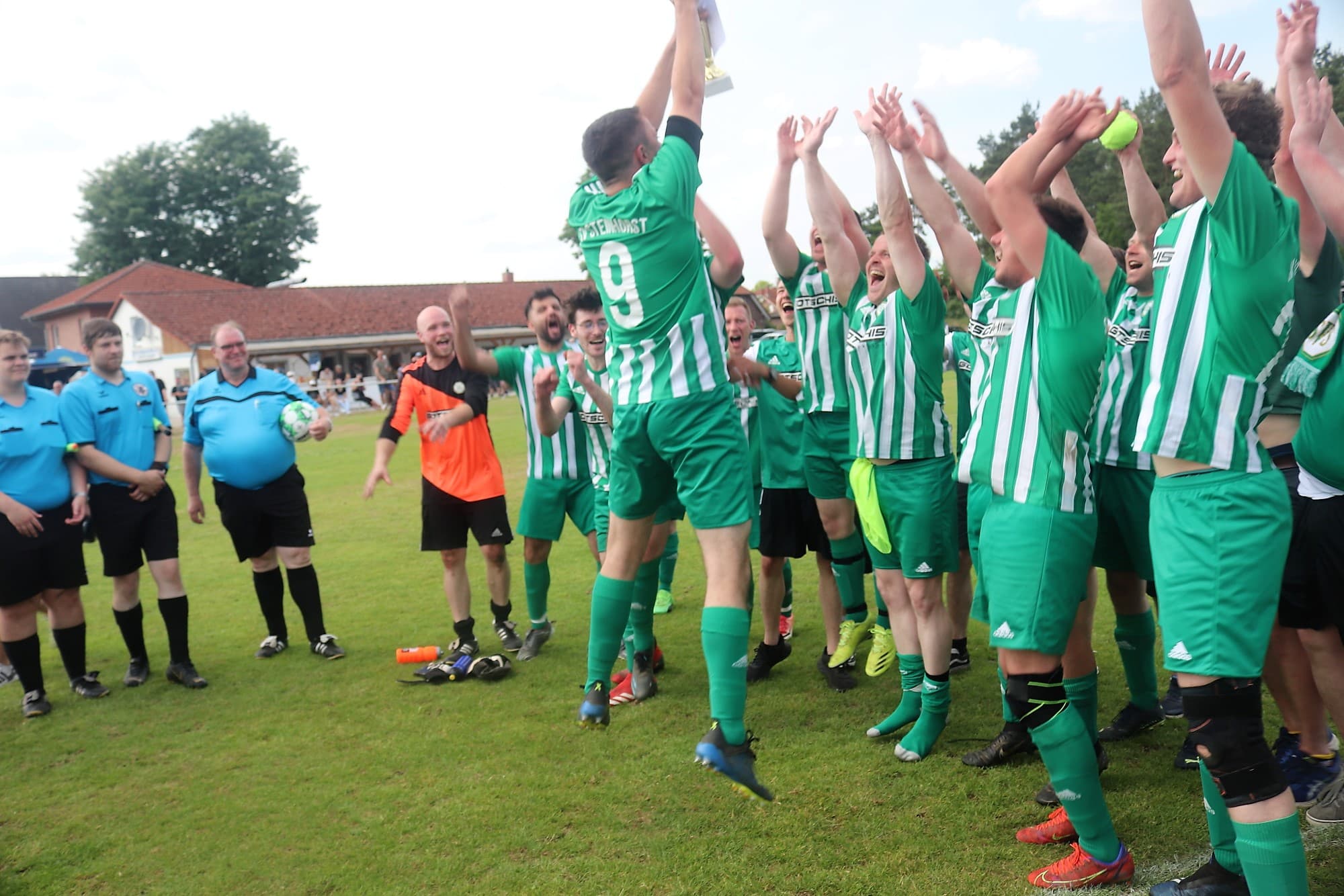 SV Steinhorst Pokalsieg Peter-Jörgensen-Pokal gegen Bosphorus Gifhorn