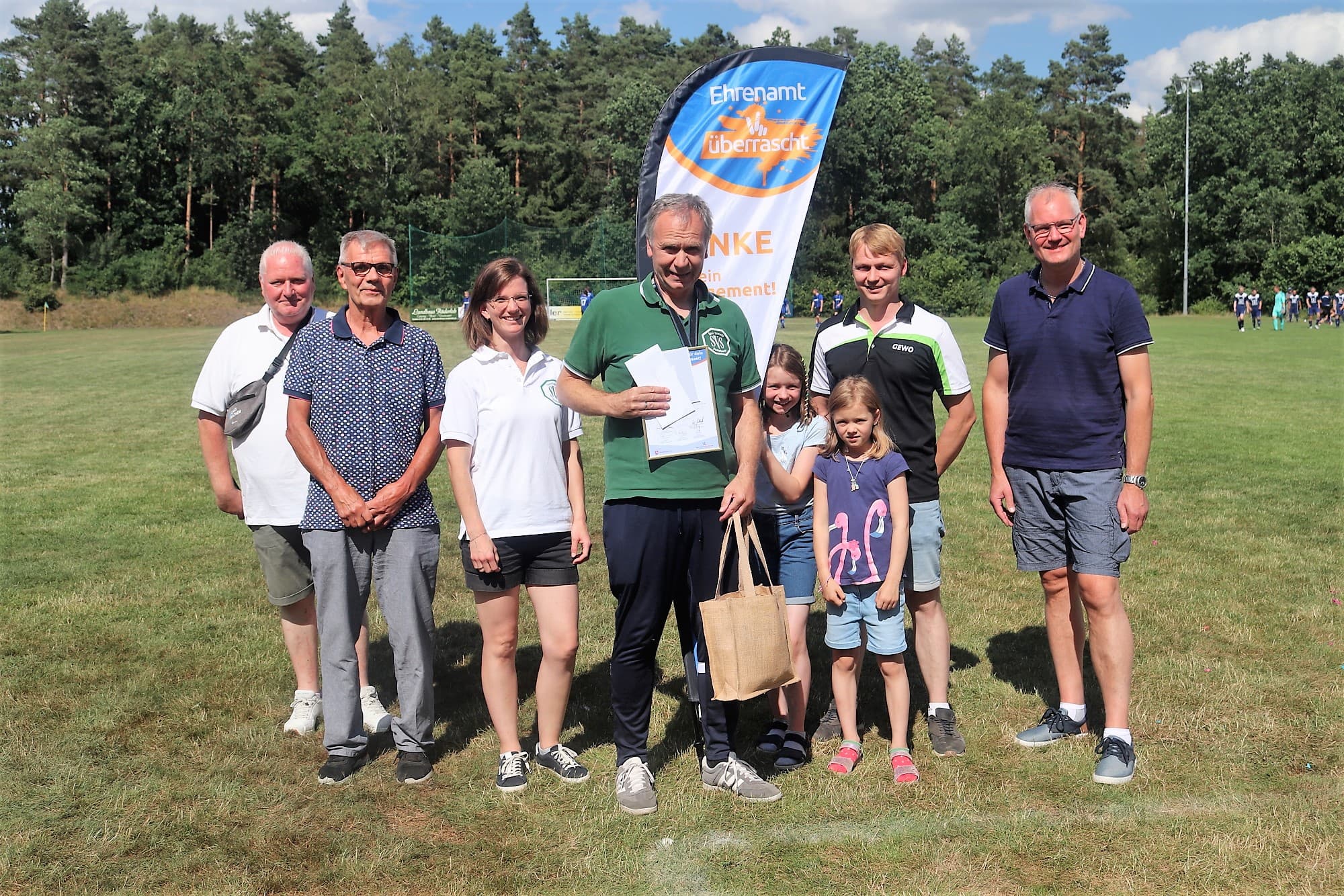 Ehrenamt Überrascht Sportfest 2023 des SV Steinhorst